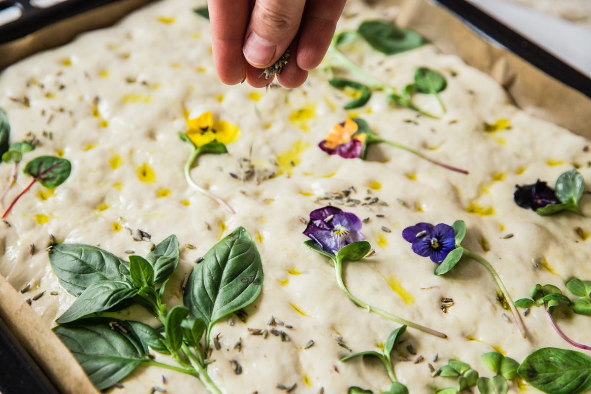 lavender focaccia recipe