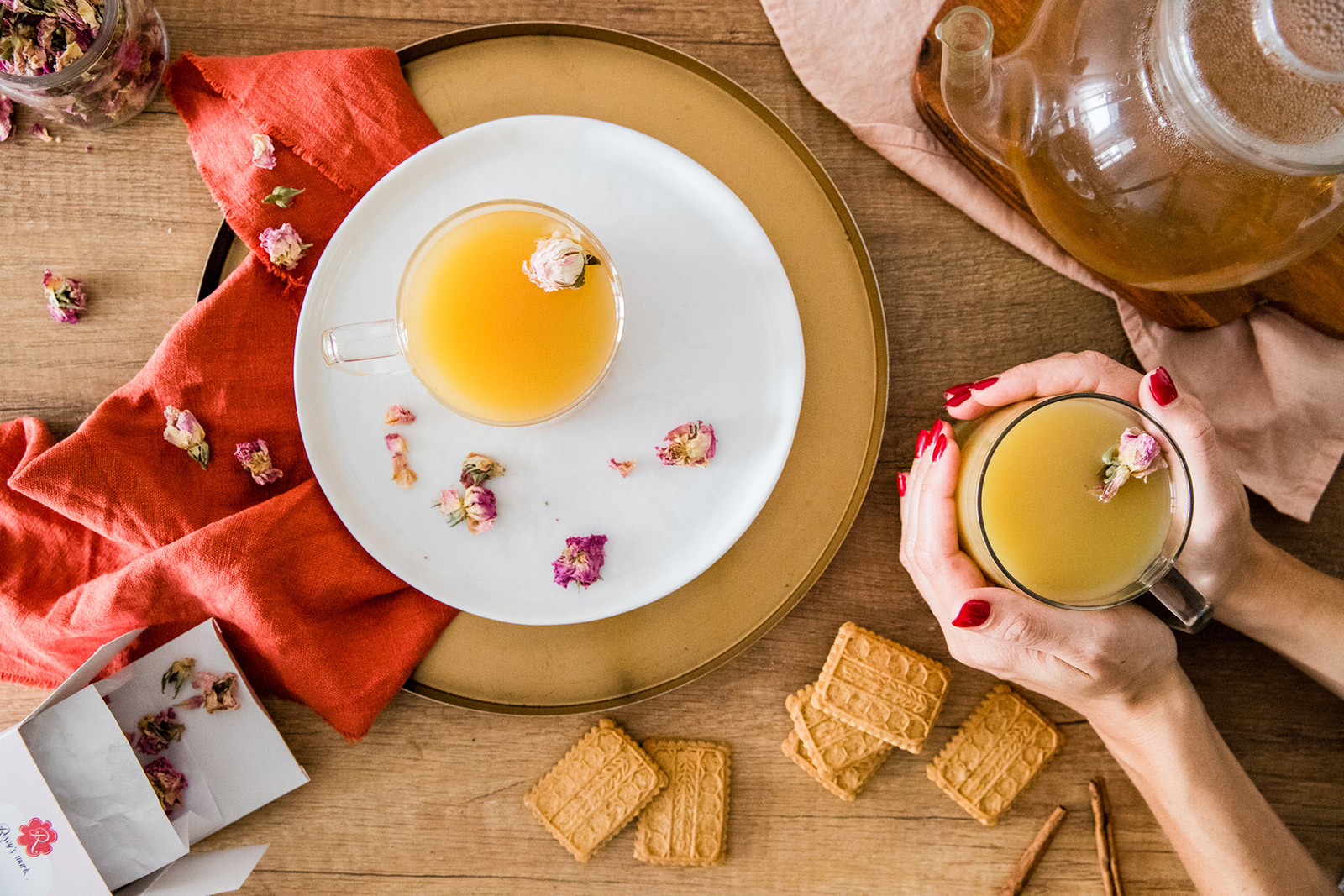 Masala chai with rose recipe