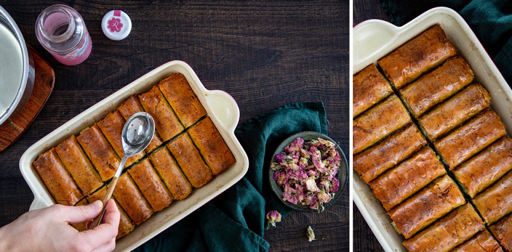 Rose-flavoured Baklava