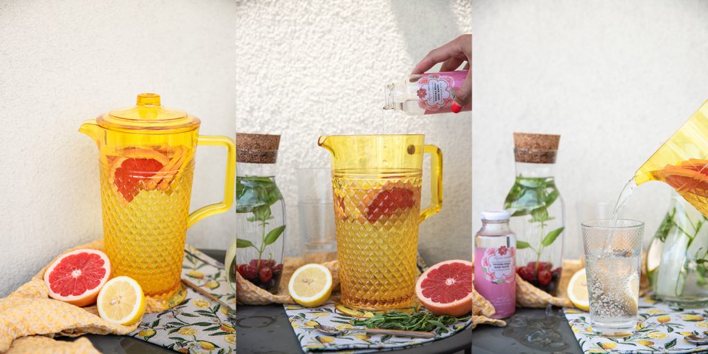 flavoured rose water with citrus recipe